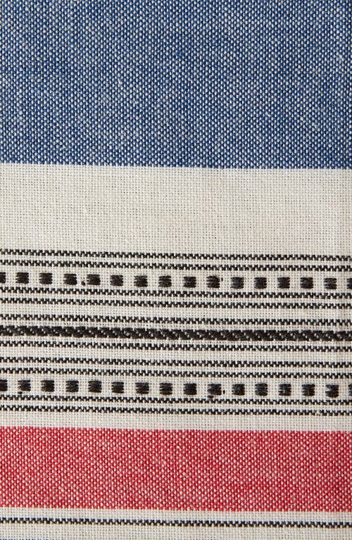 Design Imports Stripe Set Of 4 Placemats In Multi
