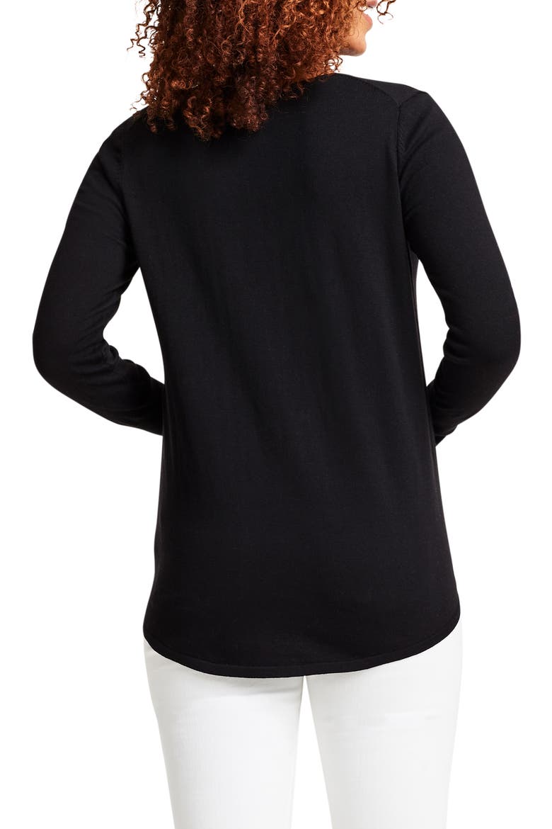 Vital V-Neck Sweater, Alternate, color, BLACK ONYX