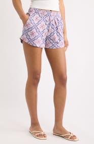 Brixton Tile Print Shorts