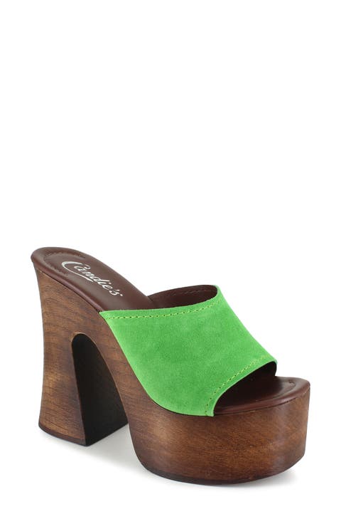 Mia Platform Slide Sandal (Women)