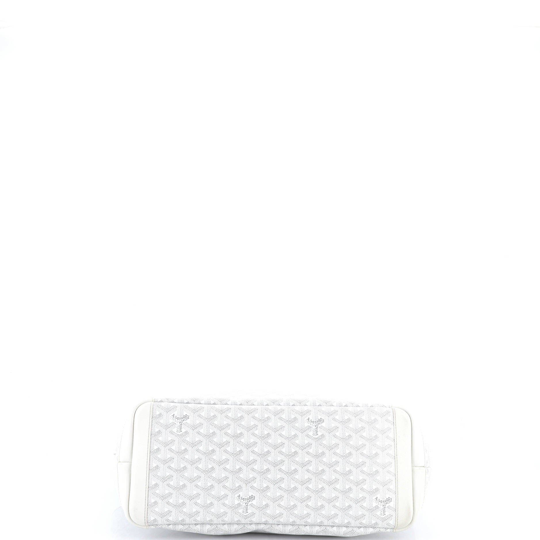 Pre-Owned Goyard Artois Tote Coated Canvas GM, Alternate, color, White