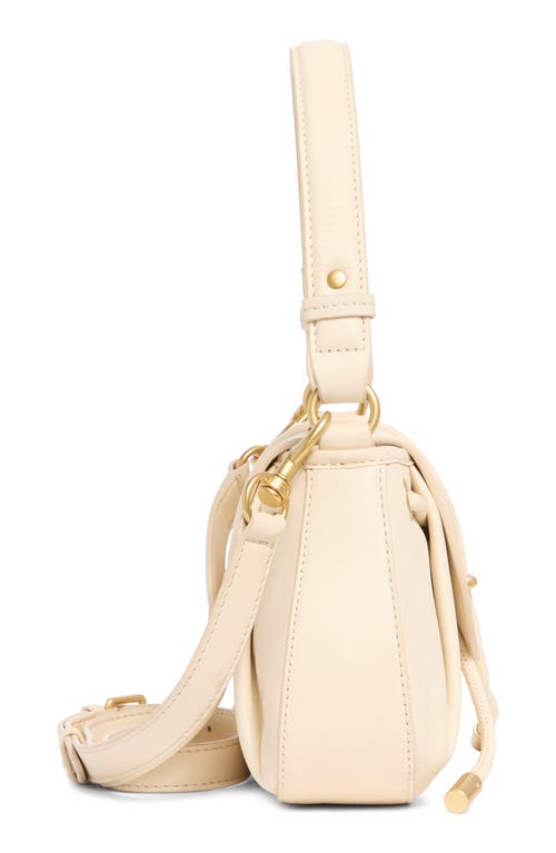 Vince Camuto Elic Leather Top Handle Bag In Natural