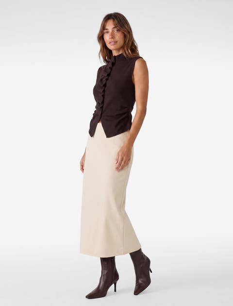 High Neck Knit Vest