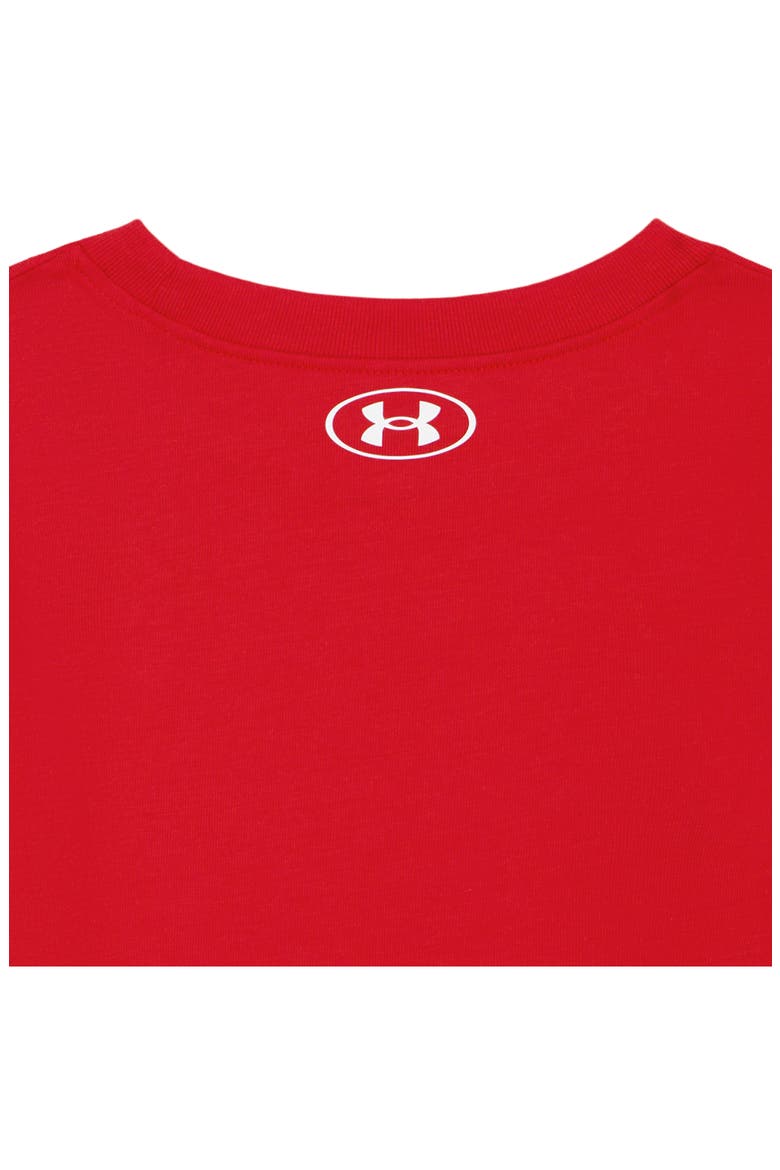 Logo Trim Long Sleeve T-Shirt & Pants Set, Alternate, color, RED