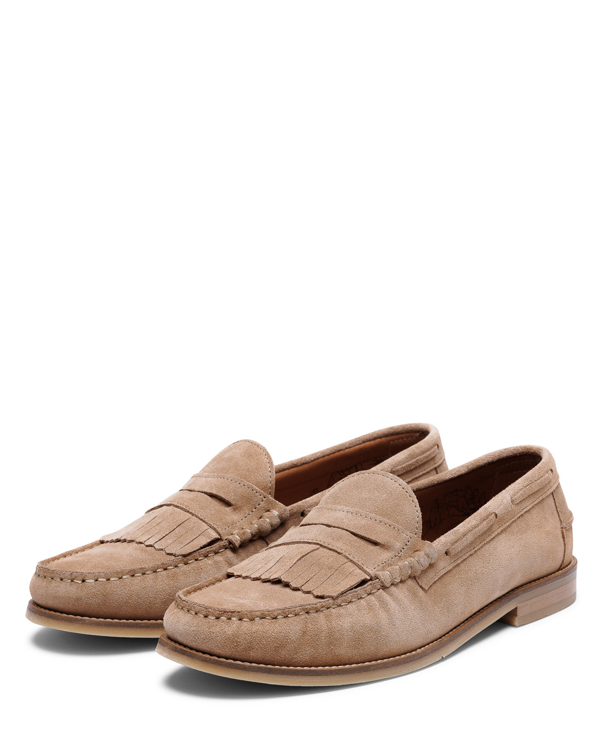 Naked Wolfe Ravello Leather Loafer, Alternate, color, Sughero