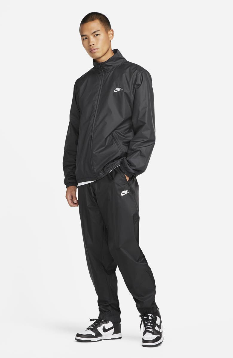 Nike Windrunner Woven Lined Pants, Alternate, color, Black/ Black/ White