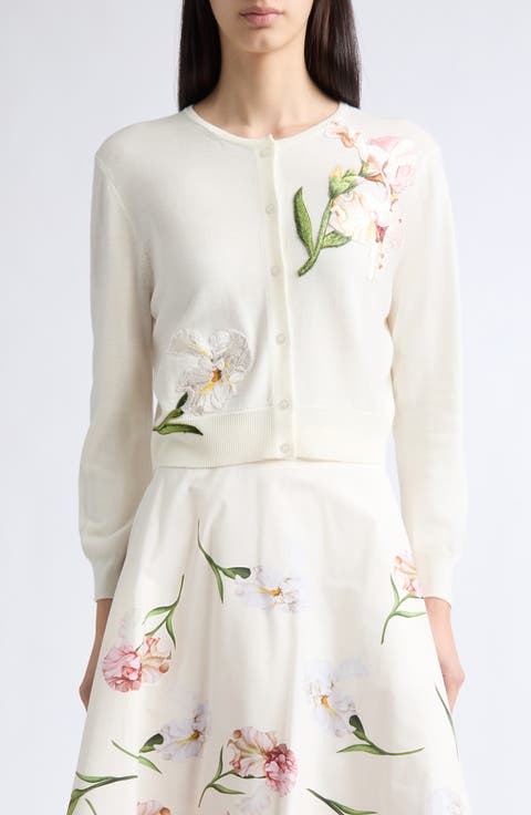Embroidered Cardigan