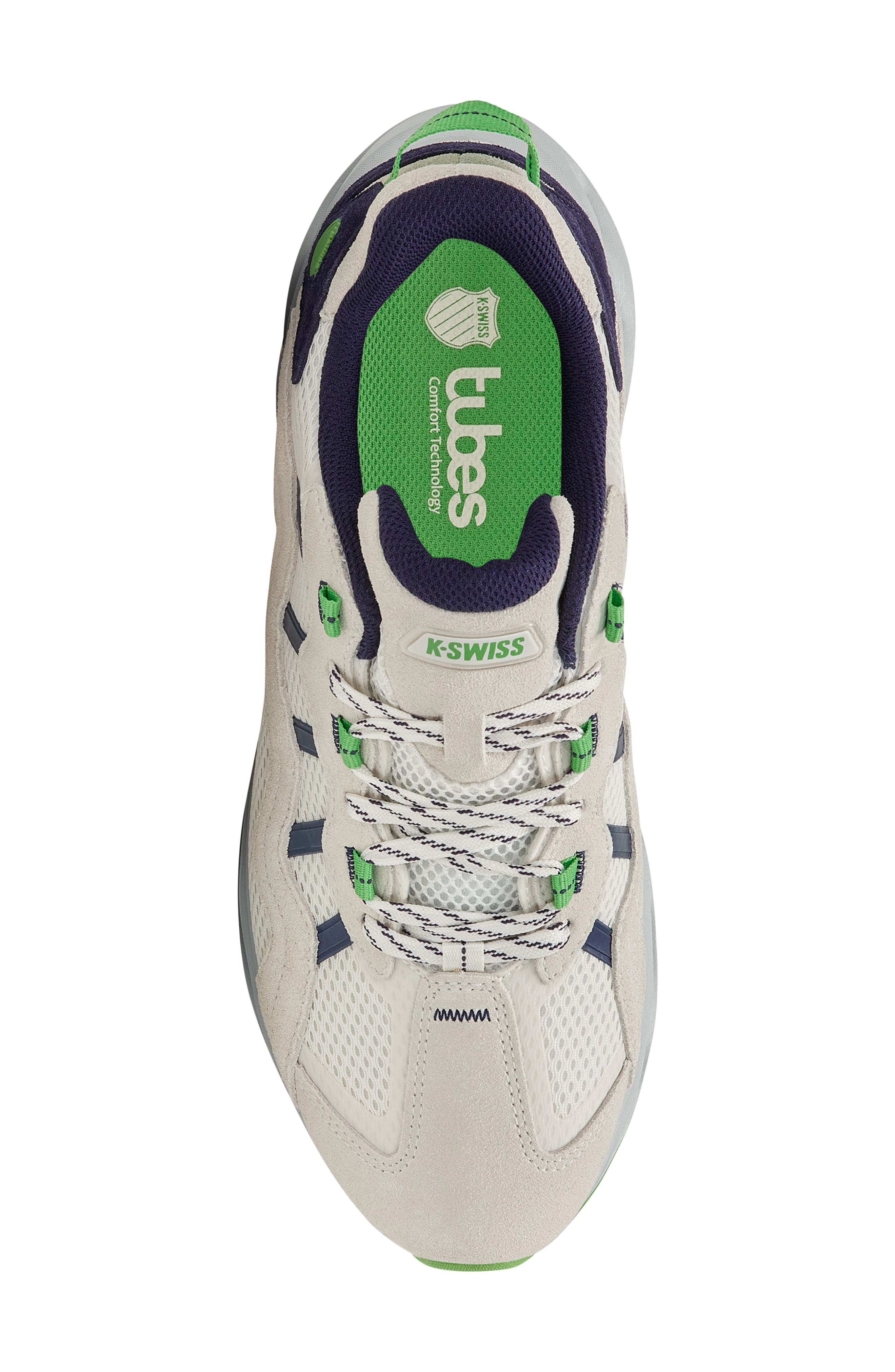 K-Swiss Tubes Lite Mixed Media Sneaker, Alternate, color, Blan/Navaca/Vbtgren