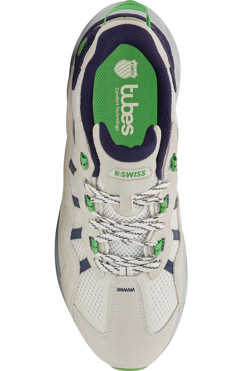 K-Swiss Tubes Lite Mixed Media Sneaker, Alternate, color, Blan/Navaca/Vbtgren