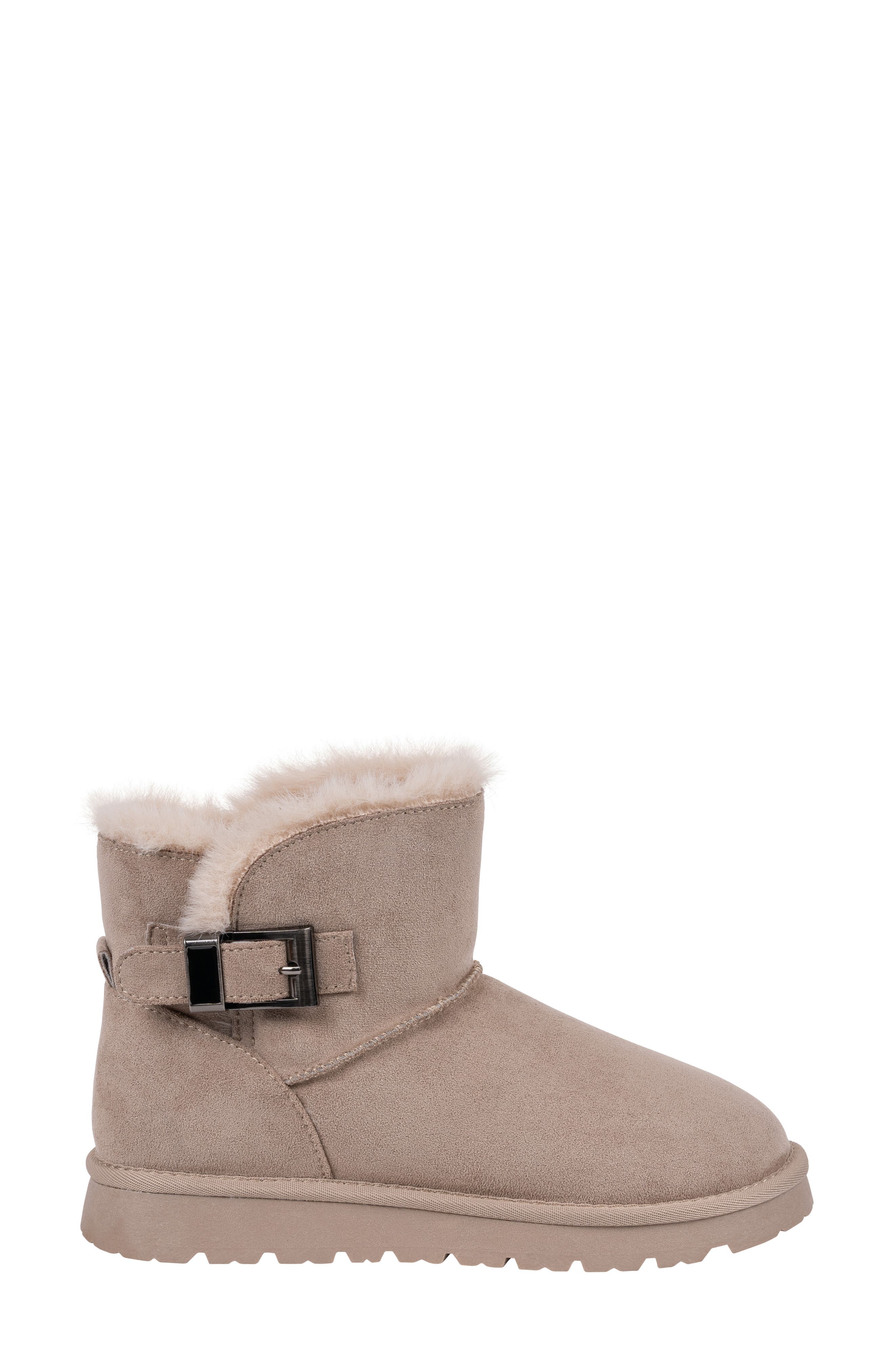 Hillrose Faux Fur Lined Bootie, Alternate, color, SAND