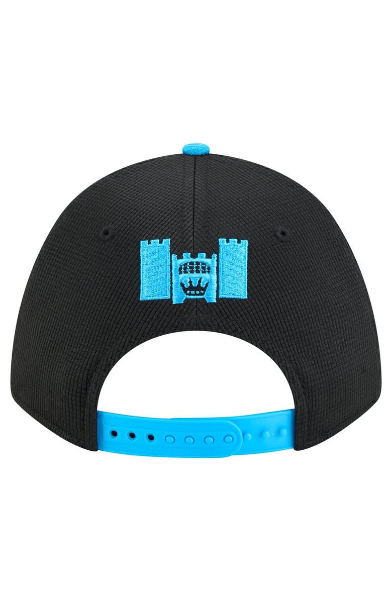 New Era Men's New Era Black Charlotte FC 2025 Jersey Hook 9FORTY M-Crown Adjustable Hat, Alternate, color,