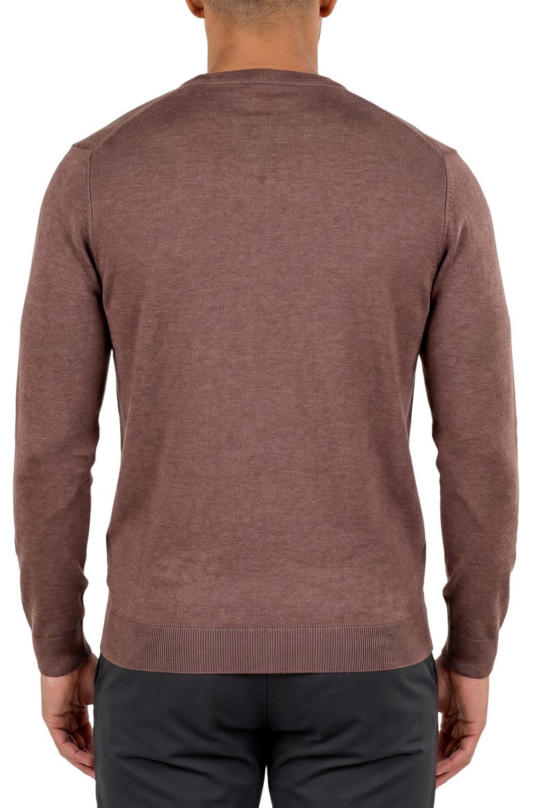 Cotton & Cashmere Polo Sweater, Alternate, color, PINK