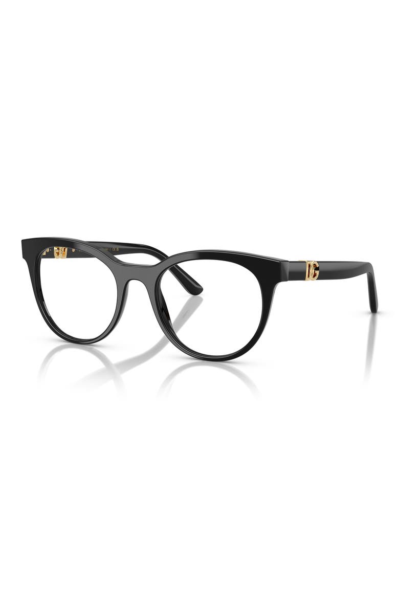 52mm Phantos Optical Glasses, Alternate, color, BLACK
