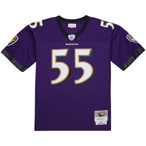 Mitchell & Ness Terrell Suggs Purple Baltimore Ravens 2003 Legacy Replica Jersey In Purple