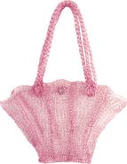 BRUNNA.CO The Arus Mesh Wire  Bag in Pink