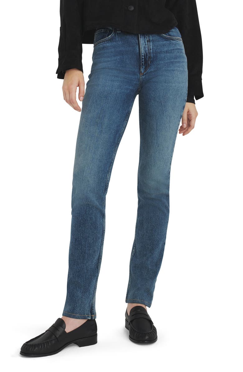 rag & bone Wren High Waist Slim Jeans, Main, color, Dominique