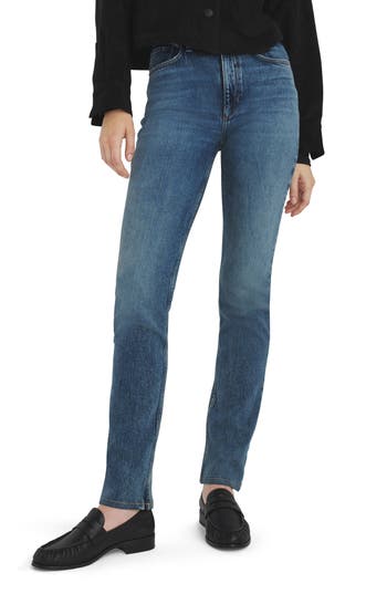 Rag & Bone Wren High Waist Slim Jeans In Dominique