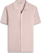 Bugatchi Terry Cloth Camp Shirt