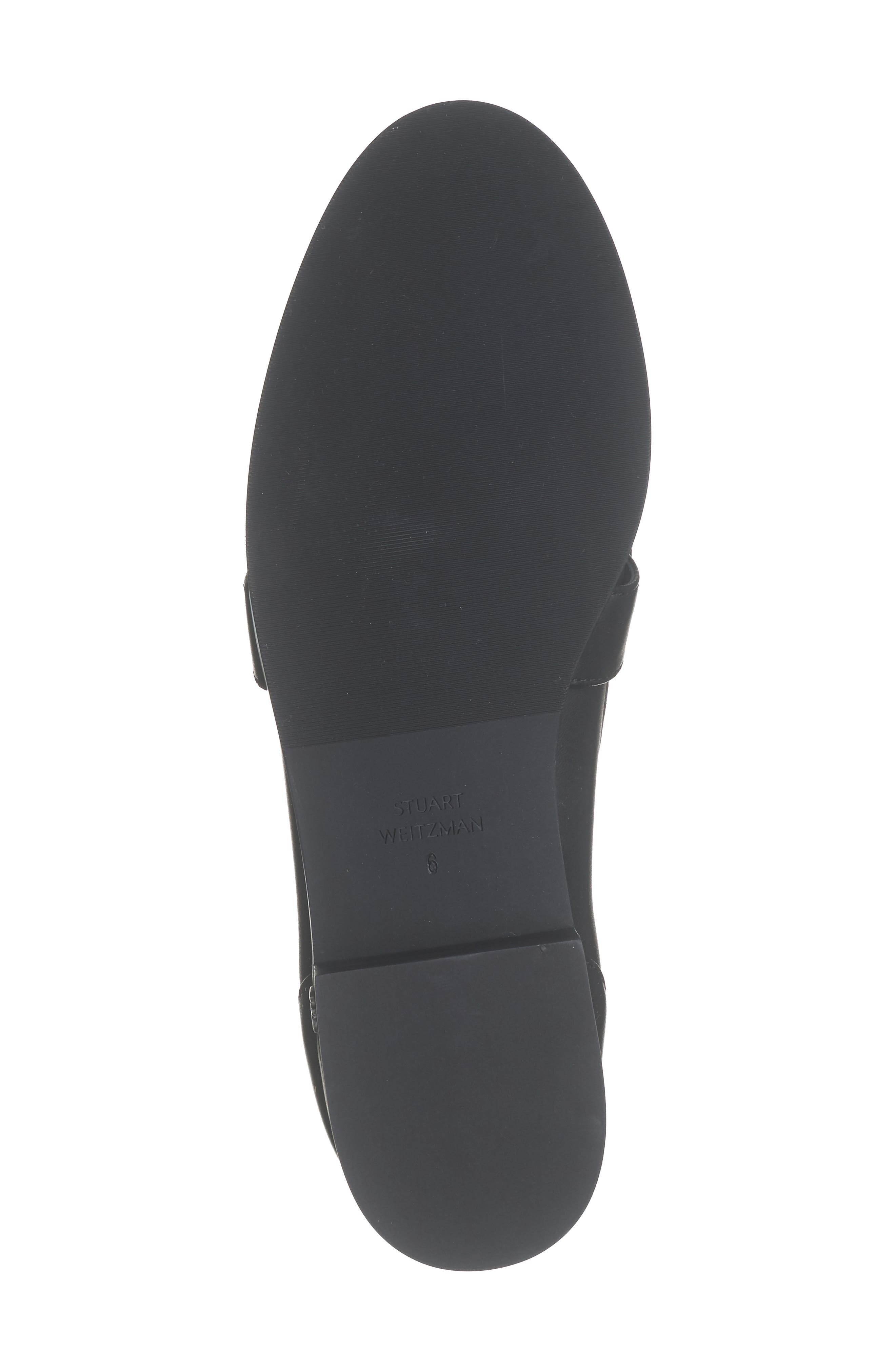 Stuart Weitzman Emma Bow Loafer, Alternate, color, Black