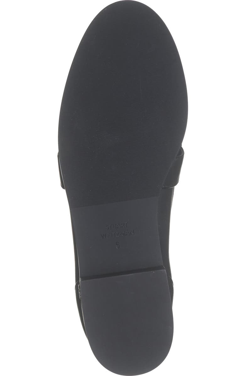 Stuart Weitzman Emma Bow Loafer, Alternate, color, Black