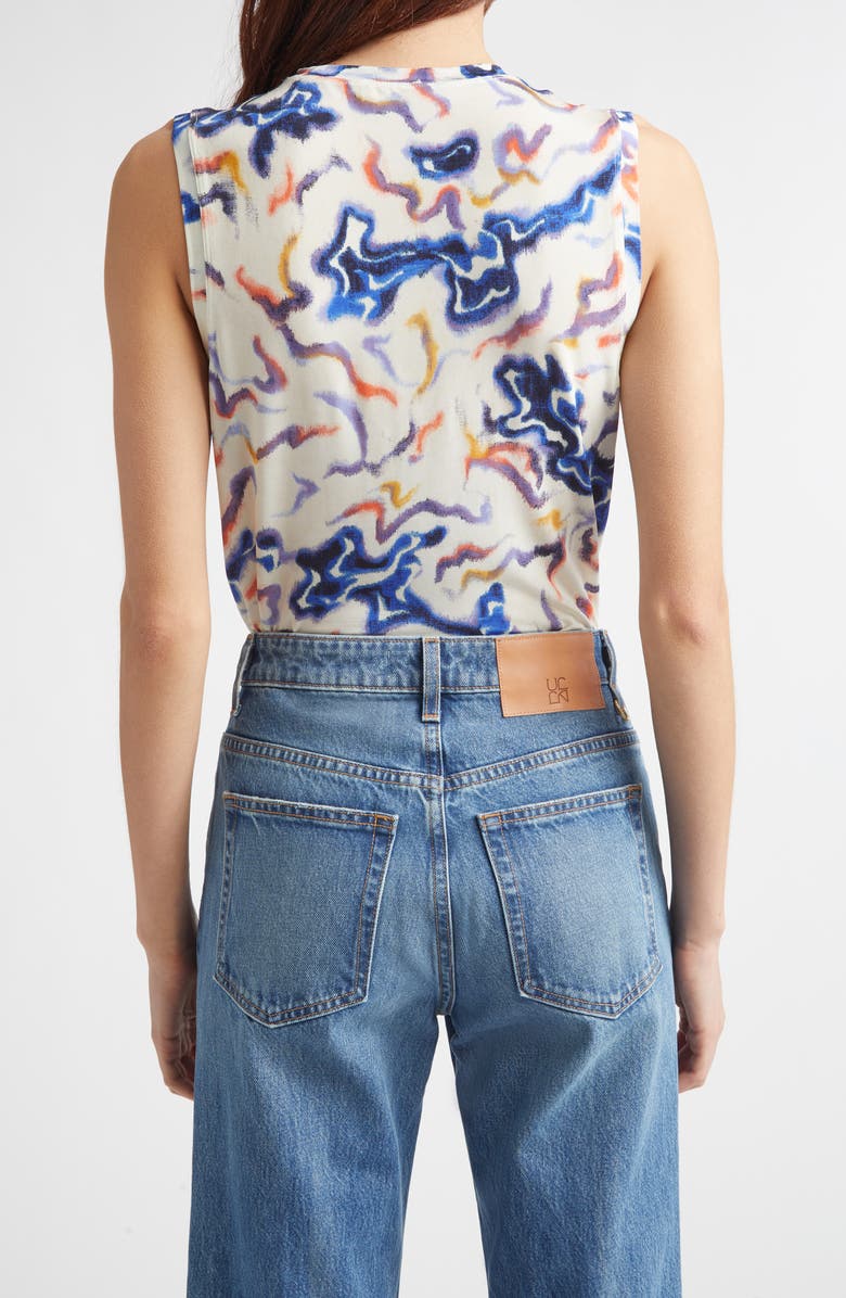 Ulla Johnson Ines Sleeveless Top, Alternate, color, Prism