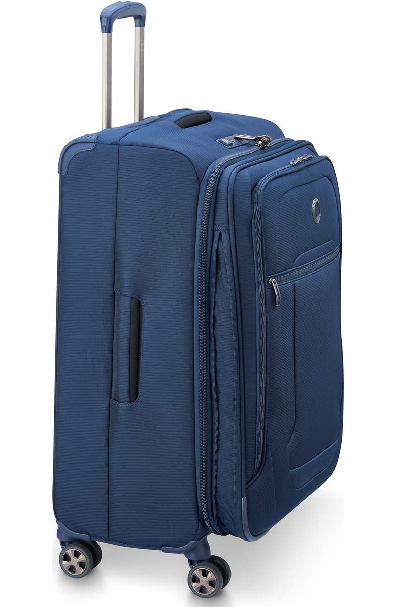 81028242 Helium DLX Checked-Medium 25 Inch Softside Expandable Luggage with Spinner Wheels, Alternate, color, Navy Blue