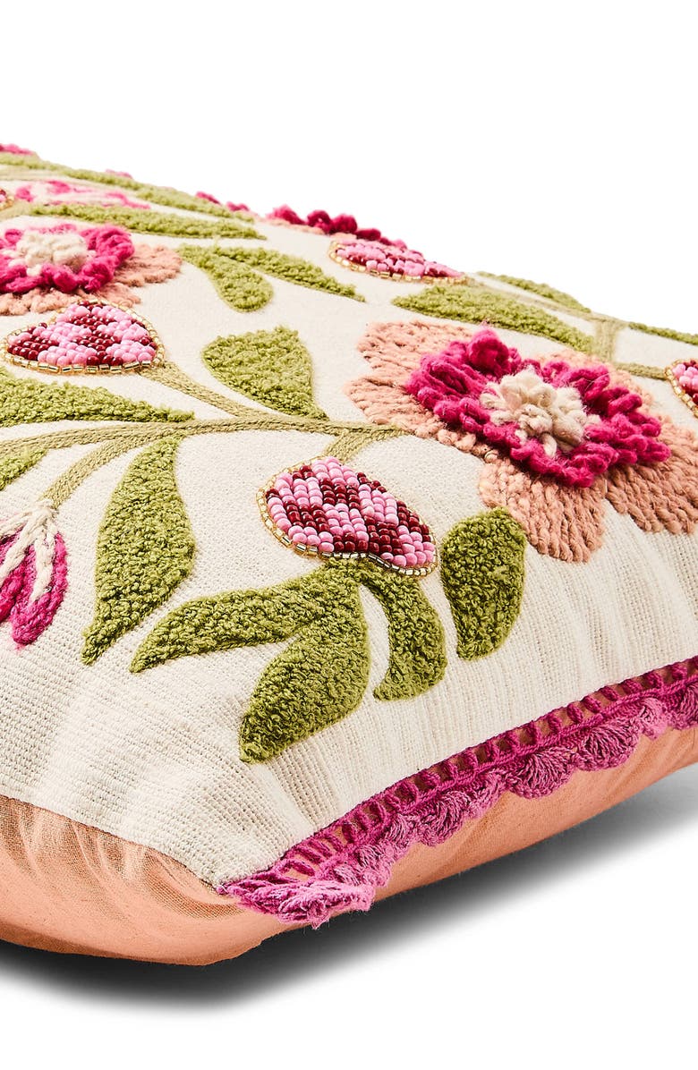 MACKENZIE CHILDS Check Hearts Lumbar Pillow, Alternate, color, Pink