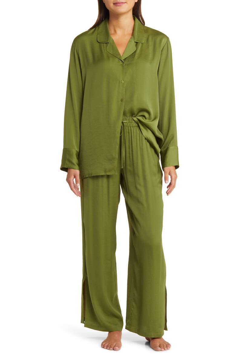 Open Edit Classic Cool Oversize Pajamas, Main, color, 