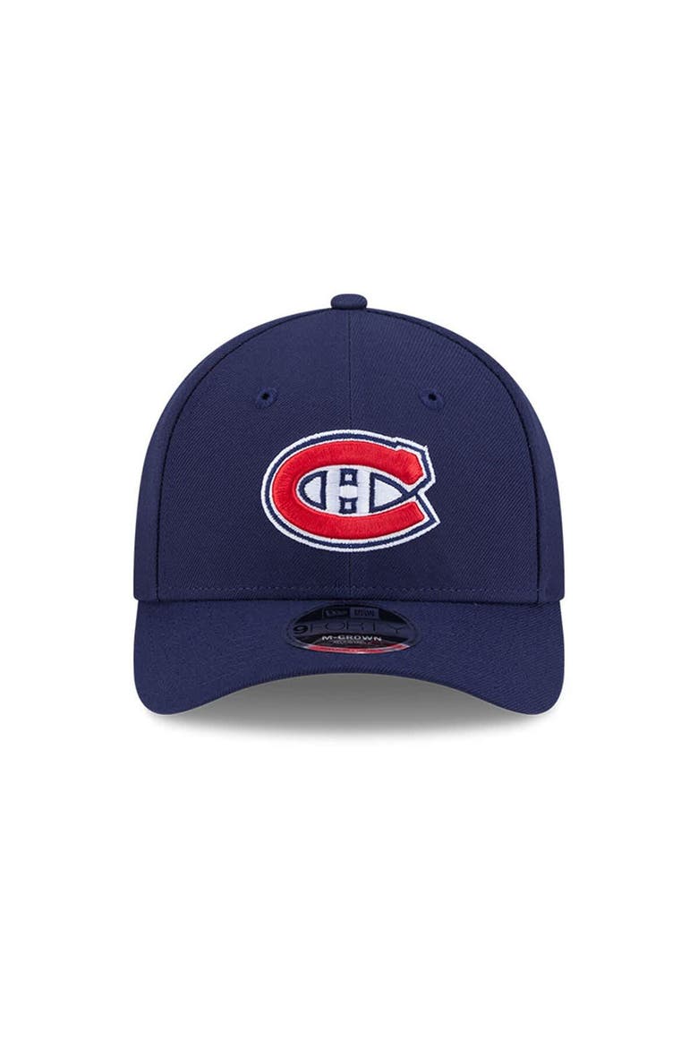 Men's New Era  Navy Montreal Canadiens COOLERA 9FORTY M-Crown Adjustable Hat, Alternate, color, Navy