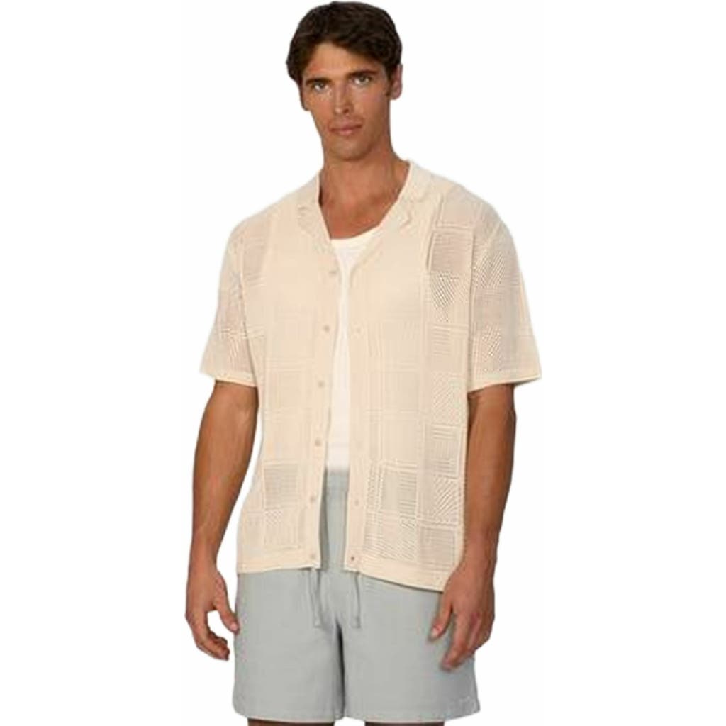 Industrie Australia The Castel Short Sleeve Shirt In Neutral