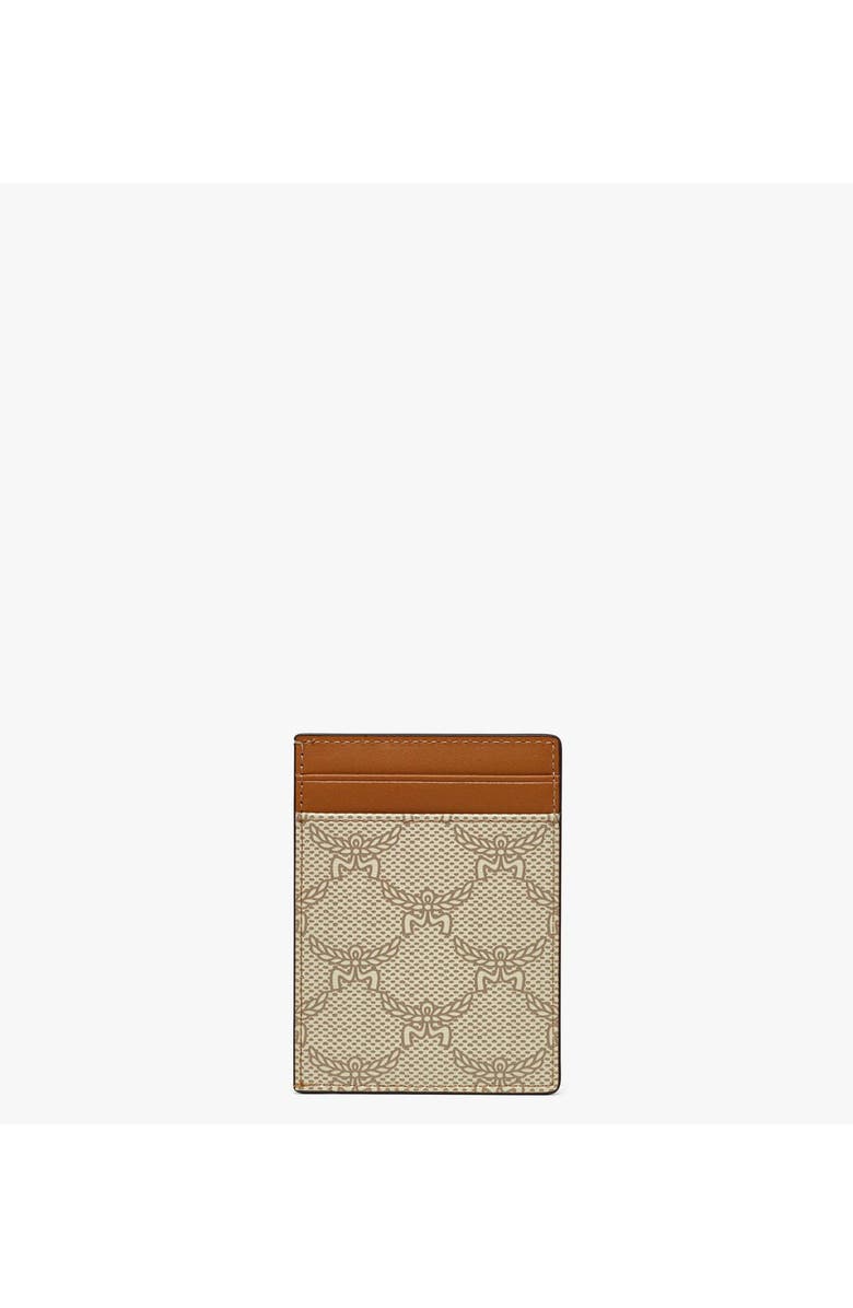 MCM Himmel Card Case in Lauretos, Alternate, color, Oatmeal