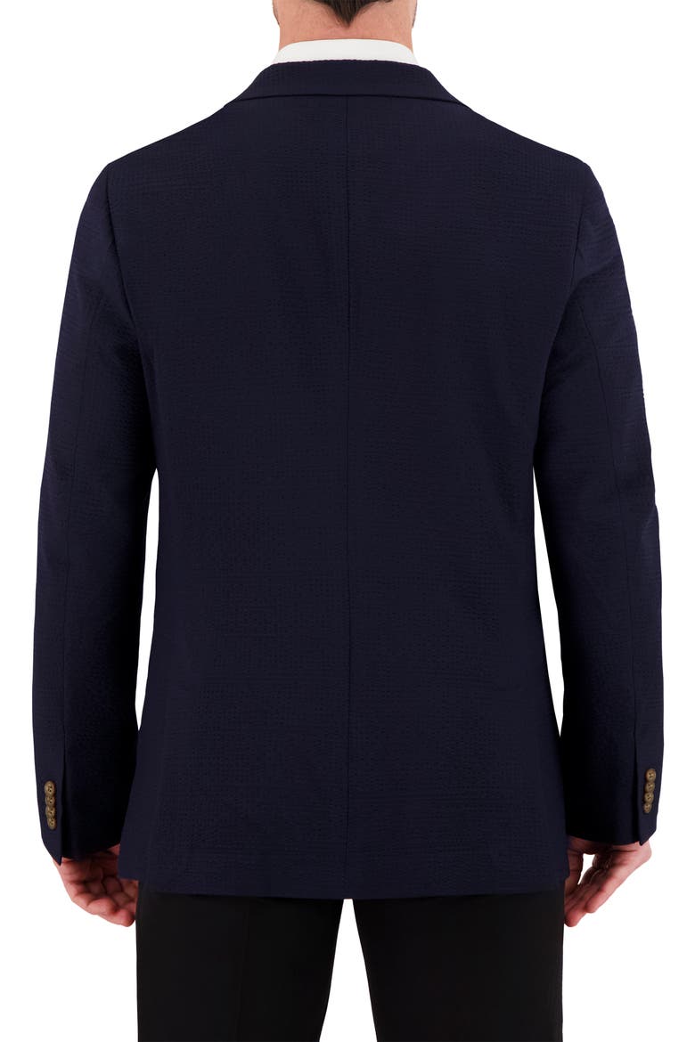 Textured Stretch Seersucker Sport Coat, Alternate, color, NAVY