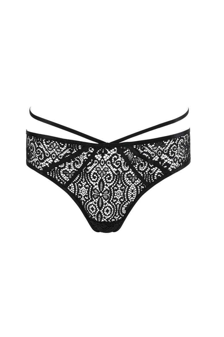 Jenni Bikini Panties, Alternate, color, Dark Grey