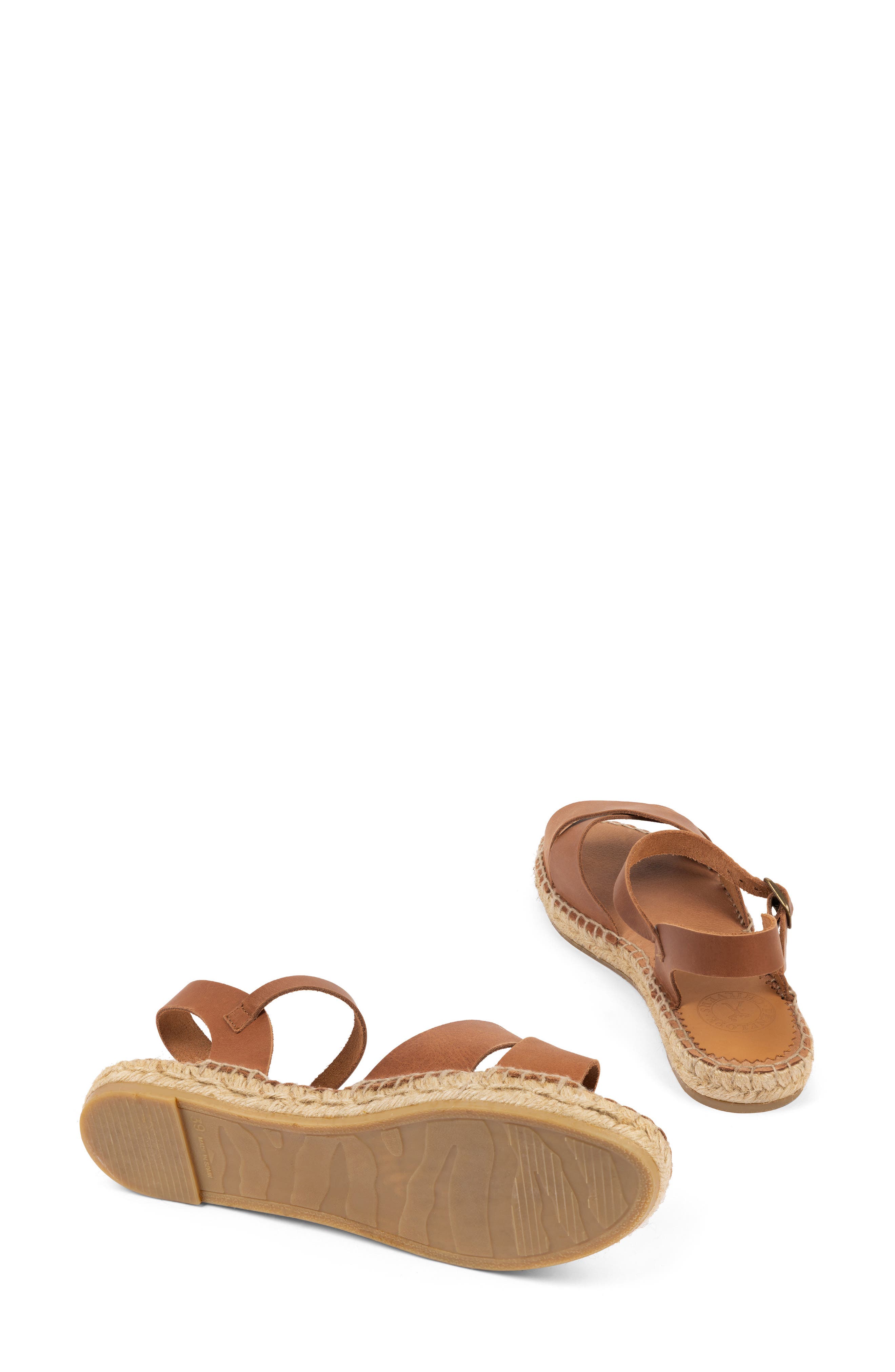 Penelope Chilvers Campo Ankle Strap Espadrille Platform Sandal, Alternate, color, Tan