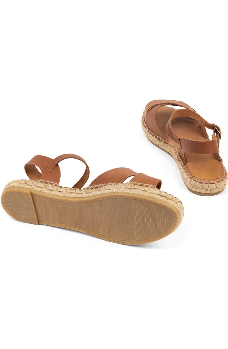 Penelope Chilvers Campo Ankle Strap Espadrille Platform Sandal, Alternate, color, Tan