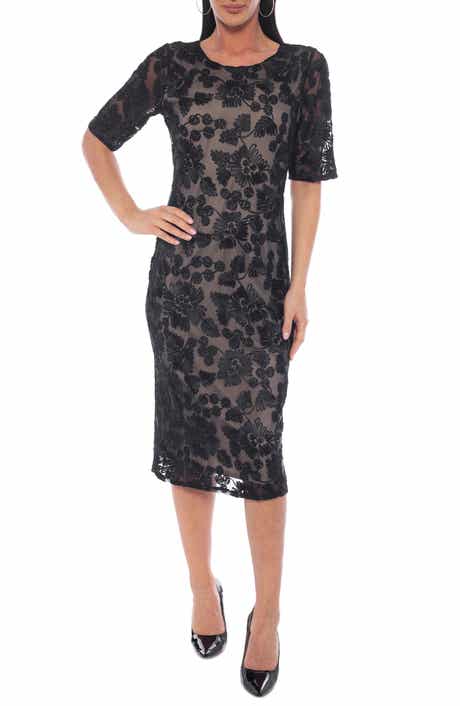 Soutache Lace Sheath Dress