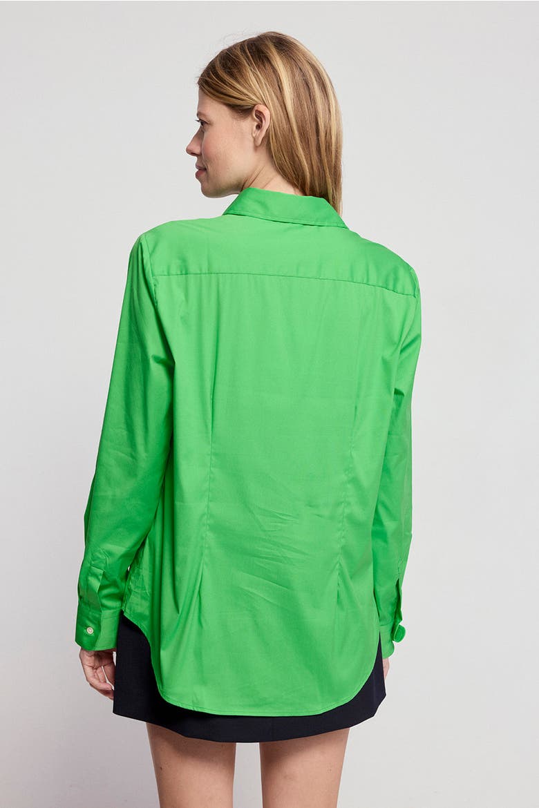 The Boyfriend Shirt, Alternate, color, Kelly Green