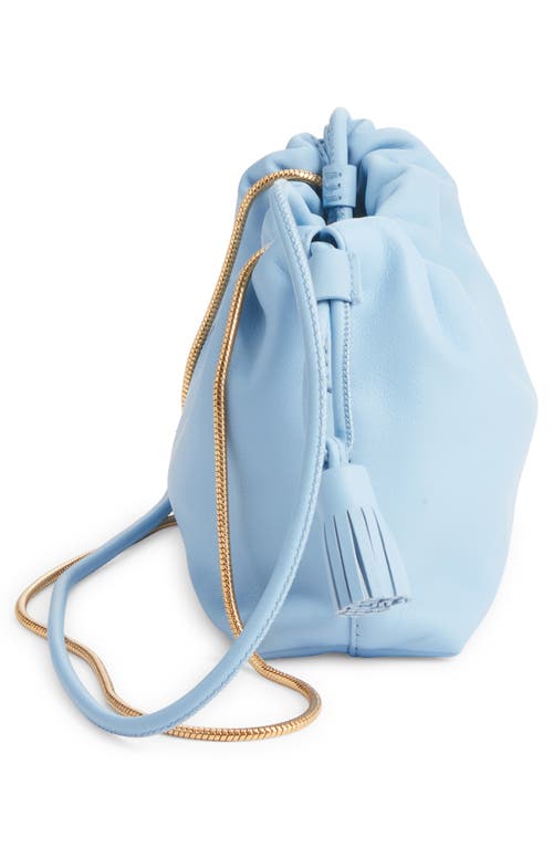 Veronica Beard Small Stash Leather Drawstring Clutch