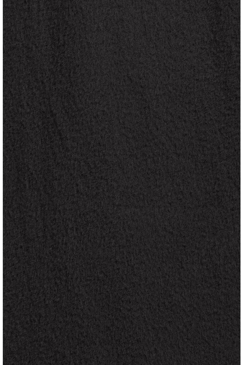 Notched Collar Coat, Alternate, color, BLACK
