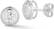 GLAZE JEWELRY Round Cut Cubic Zirconia Stud Earrings