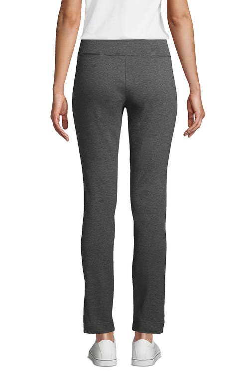 Lands' End Starfish Mid Rise Slim Leg Pants In Gray
