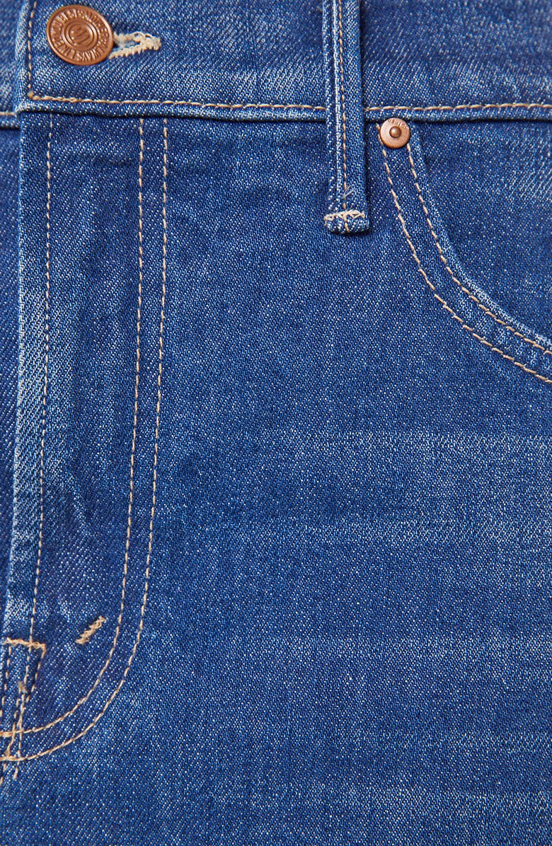 MOTHER The Ditcher Denim Midi Skirt, Alternate, color, 