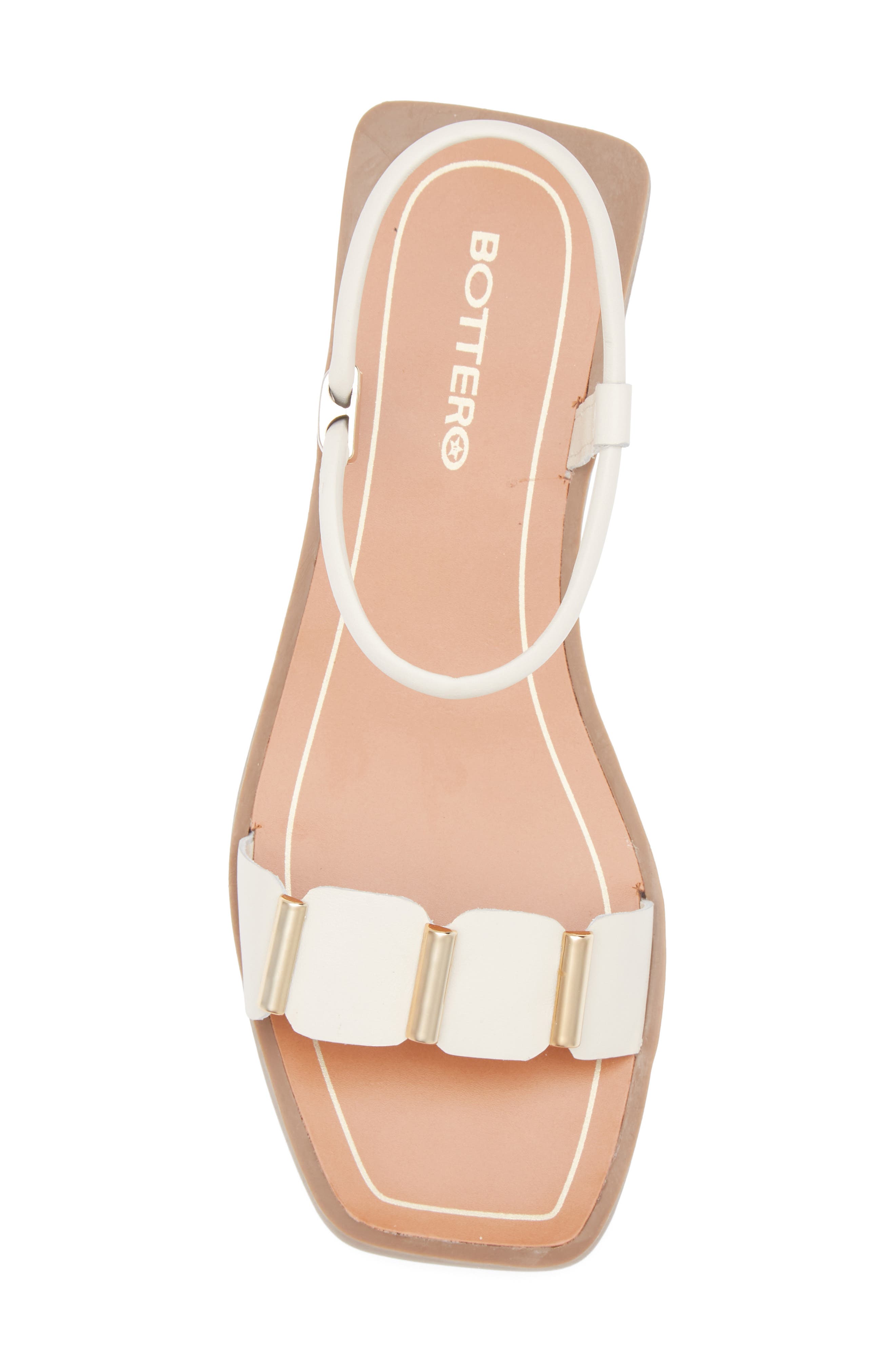 Bottero Leather Ankle Strap Sandal, Alternate, color, Marfim 23