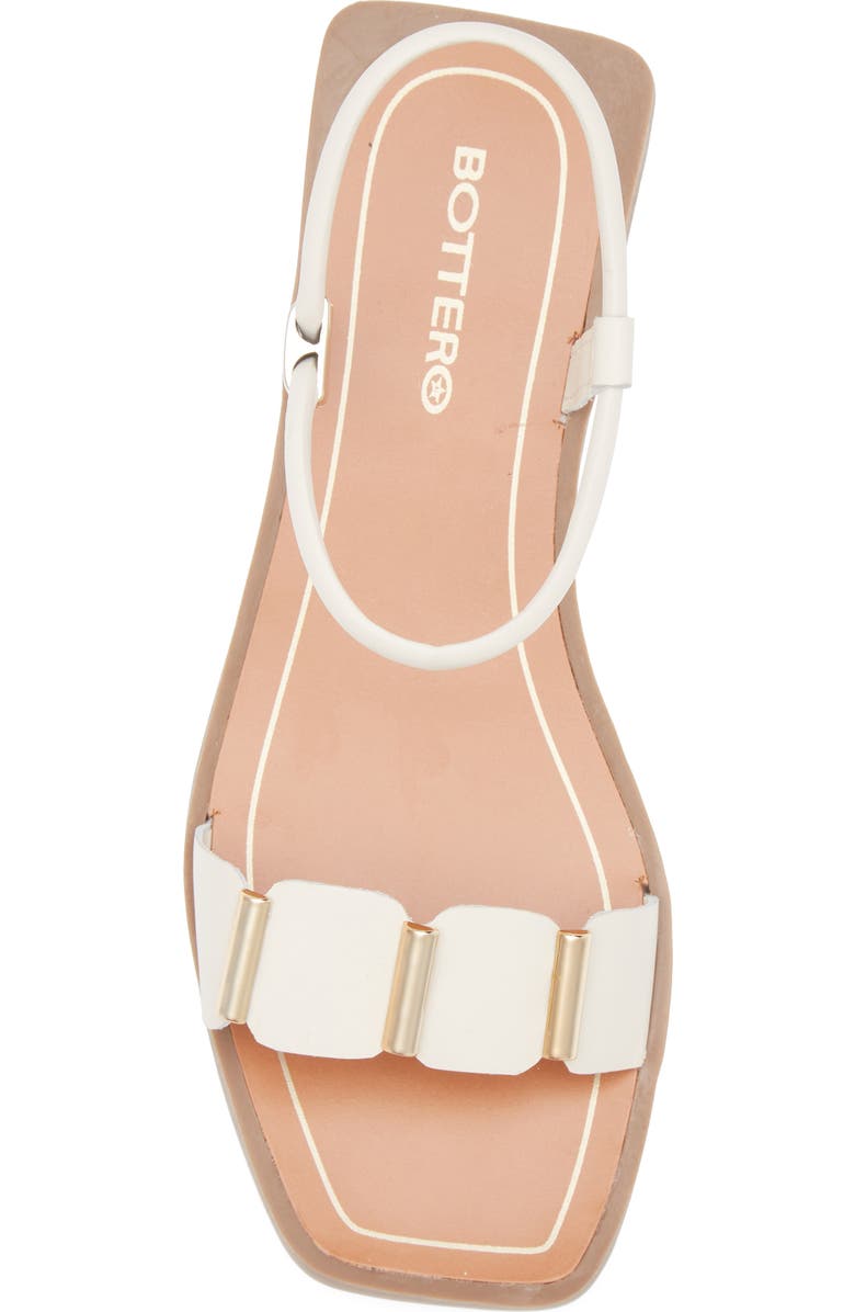 Bottero Leather Ankle Strap Sandal, Alternate, color, Marfim 23