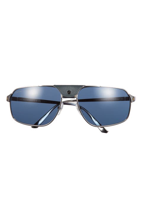 64mm Oversize Navigator Sunglasses