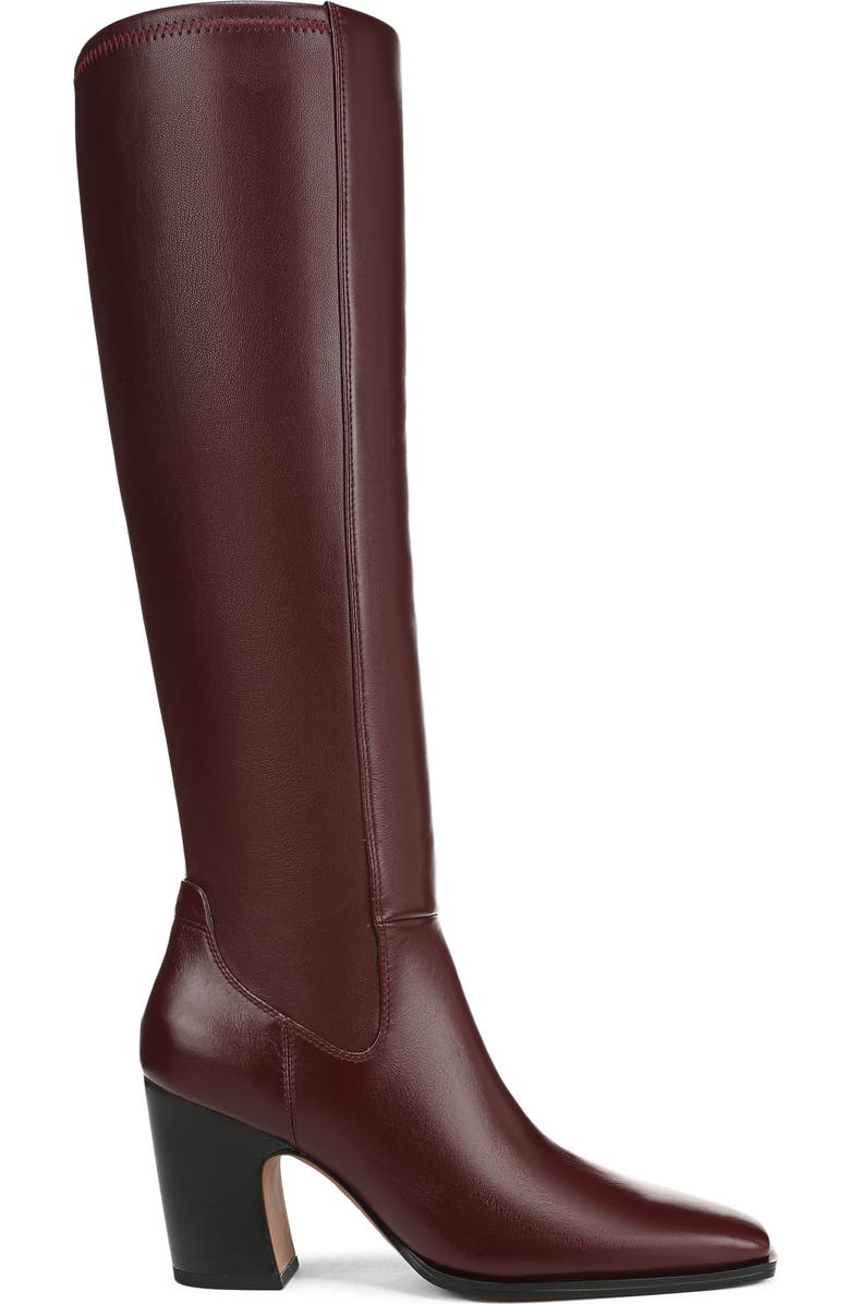 Franco Sarto Jonie Knee High Boot, Alternate, color, Oxblood Red