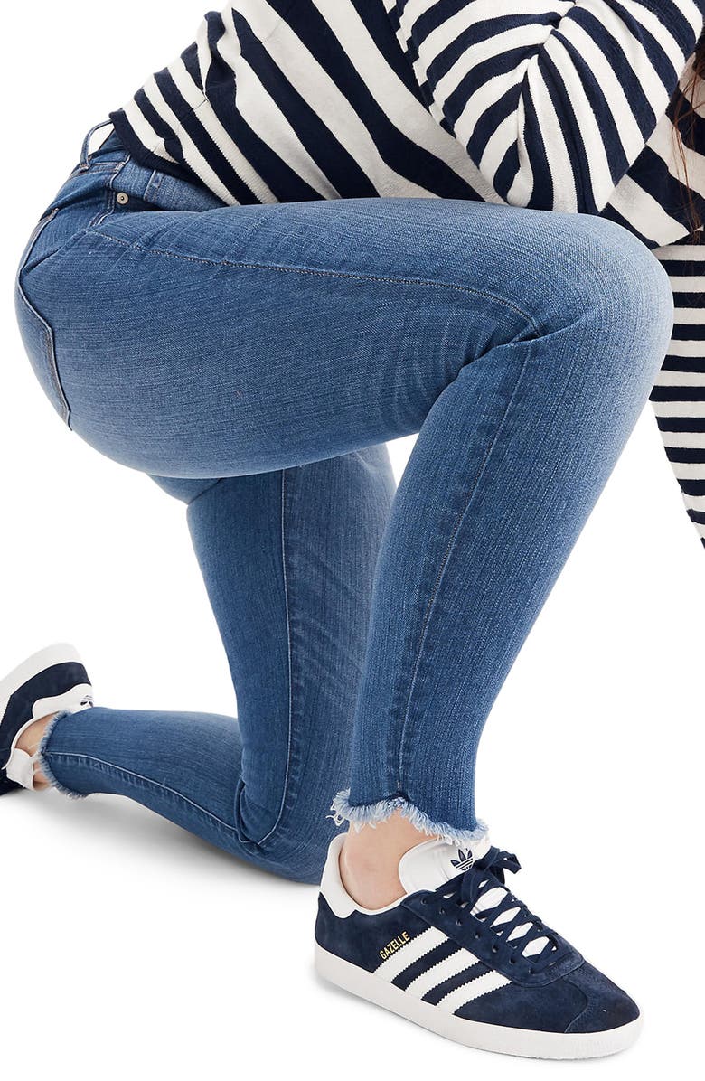 Madewell 10-Inch High-Rise Tulip-Hem Skinny Jeans, Alternate, color, 