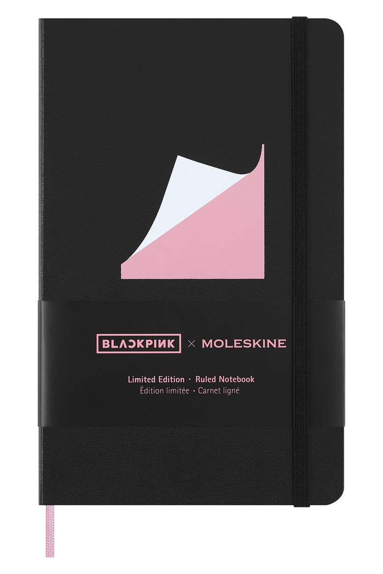 x BLACKPINK Large Hardcover Notebook, Main, color, BLACK PINK