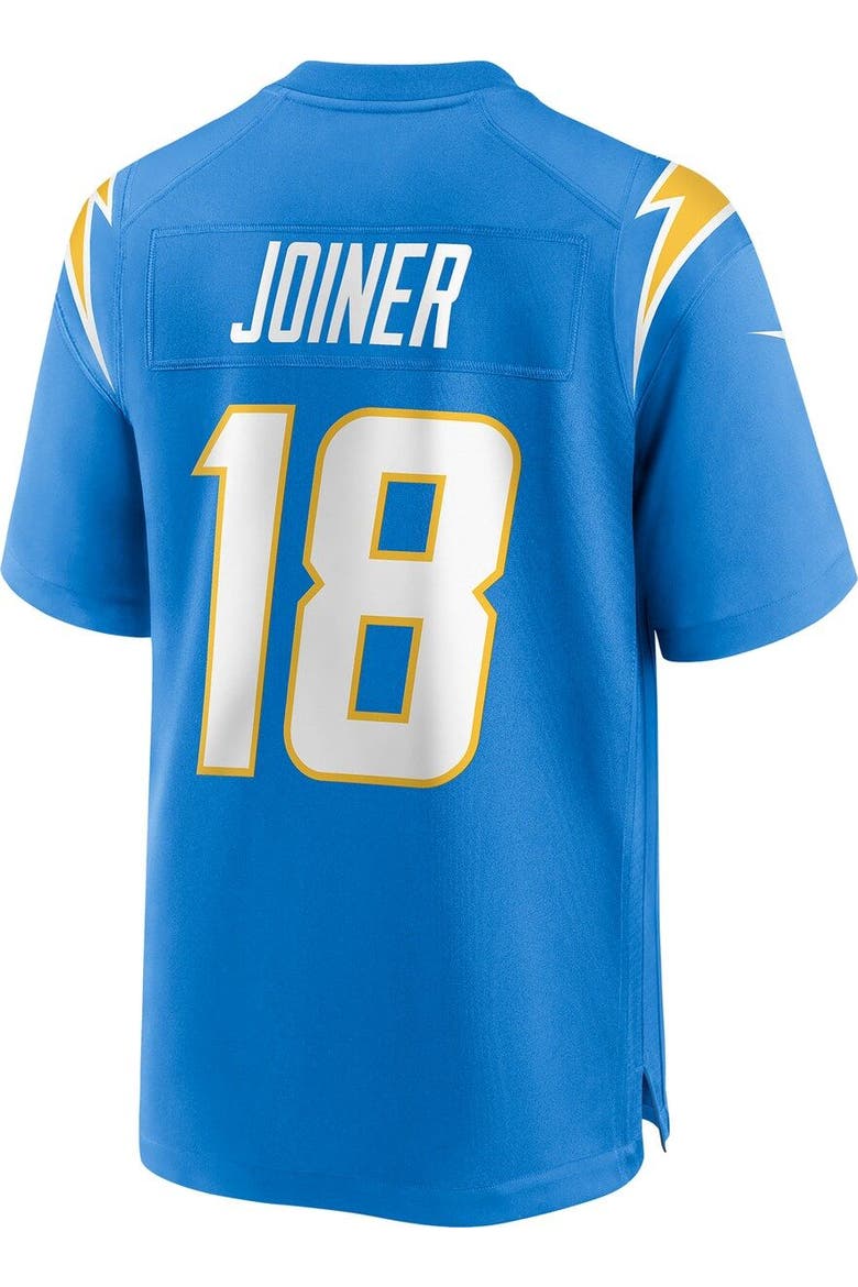 Men's Nike Charlie Joiner Powder Blue Los Angeles Chargers Game Retired Player Jersey, Alternate, color, Powder Blue