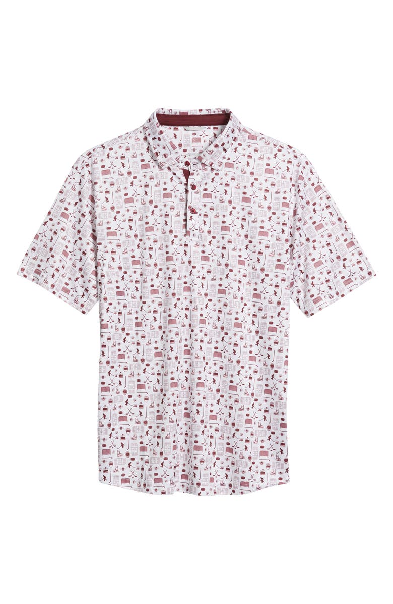 Swannies Banks Golf Print Performance Golf Polo, Alternate, color, 